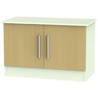 Welcome Living Room Furniture Elm and Vanilla Low Unit - 2 Door