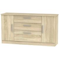 Welcome Living Room Furniture Bardolino Sideboard - Wide 2 Door 3 Drawer