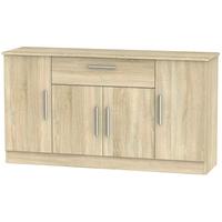 Welcome Living Room Furniture Bardolino Sideboard - Wide 4 Door 1 Drawer