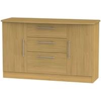 Welcome Living Room Furniture Modern Oak Sideboard - 2 Door 3 Drawer