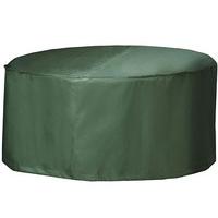 Weather-Proof Fire Pit Cover, Green, Polyester