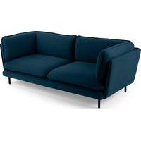 wes 3 seater sofa petrol teal