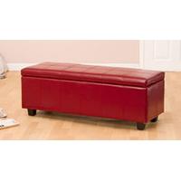 Westthorpe Footstool Red