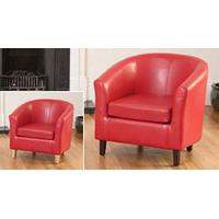Westmere tub chair red
