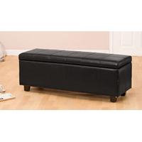 Westthorpe Footstool Black