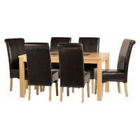 wexford 6 seater dining set with premiere grand 10 dining chairs expre ...