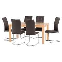 Wexford 6 Seater Dining Set with A2 Dining Chairs