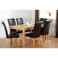 Wexford 6 Seater Dining Set with Dunoon Dining Chairs