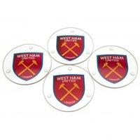 West Ham United 4 Pack Glass Coasters