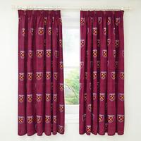 West Ham United Fc West Ham United Tape Top Curtains, Claret, 66 x 54-inch, New
