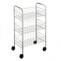 wenko chrome multipurpose trolley florenz