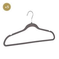 Wenko Flocking Hangers in Grey