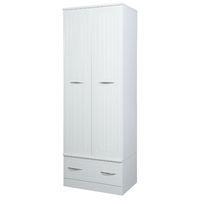 Welcome Furniture San Francisco Bay Double Box Wardrobe with Double Hanging