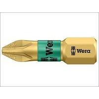 Wera 855/1 BDC BiTorsion Pozidriv PZ1 Bit Diamond Coated 25 mm Pack 10 WER056700