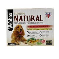 Webbox Natural Dog Tray Multi-Pack 4 x 400g