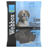 Webbox Dog Treats Liver Sizzlers 150g