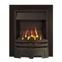 westerly open fronted black inset multiflue gas fire