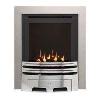 Westerly Glass Fronted Chrome Inset High Efficiency Multiflue Gas Fire