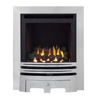 Westerly Glass Fronted Chrome Inset Full Depth High Efficiency Gas Fire