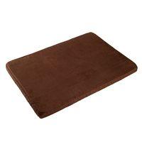 Wellness Soft Dog Mattress - Brown - 120 x 90 x 6 cm (L x W x H)