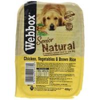 Webbox Dog Food Natural Tray Senior 400 g, Pack of 7