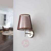 Weni - fabric wall light with switch