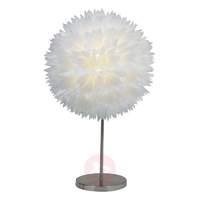 Welcoming Flower table lamp, white