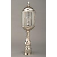 Wentworth N471P Nickel Plated Solid Brass 1 Light Pillar Lamp