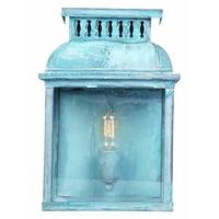 Westminster Abbey Solid Brass Outdoor Lantern, Verdigris