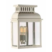 Westminster Abbey Solid Brass Outdoor Lantern, Polished Nickel