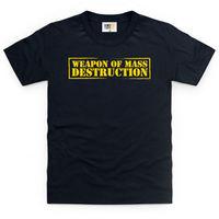 weapon of mass destruction kids t shirt