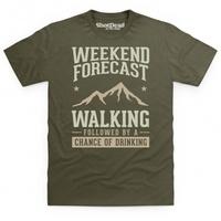 Weekend Forecast Walking T Shirt