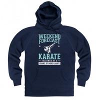Weekend Forecast Karate Hoodie