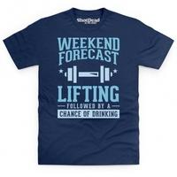 Weekend Forecast Lifting T Shirt