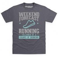 Weekend Forecast Running T Shirt