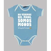 we are monkeys primate pride paleobaby blue white body