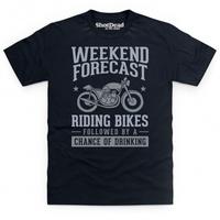 Weekend Forecast Motorbikes T Shirt