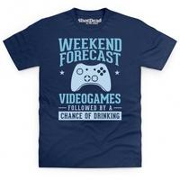 Weekend Forecast Videogames T Shirt