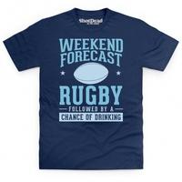 Weekend Forecast Rugby T Shirt