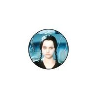 Wednesday Addams Button Badge