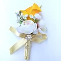 wedding flowers round roses bouquets wedding party evening satin silk  ...