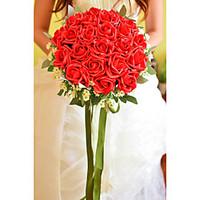 Wedding Flowers Round Roses Bouquets Wedding Party/ Evening Foam 10.24\