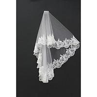 wedding veil two tier blusher veils shoulder veils fingertip veils lac ...