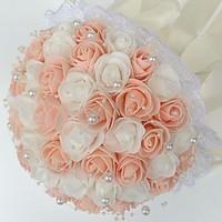 Wedding Flowers Round Roses Bouquets Wedding Party/ Evening Foam 9.84\