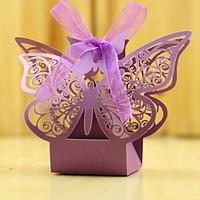 Wedding gifts 12 Piece/Set Favor Butterfly candy box Pearl Paper Favor Boxes Non-personalised