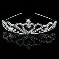 Wedding Bridal Crystal Veil Tiara Crown Headband