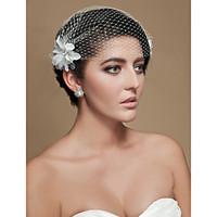 wedding veil one tier blusher veils birdcage veils cut edge tulle