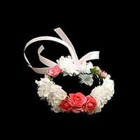 Wedding Flowers Round Wrist Corsages Wedding Party/ Evening Paper Multi-color 4.72\