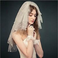 wedding veil four tier blusher veils elbow veils cut edge tulle white  ...