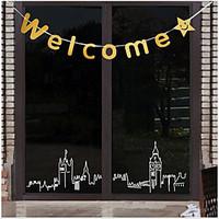 Welcome/Welcome Flowers/English Letter Banners/Store Porches